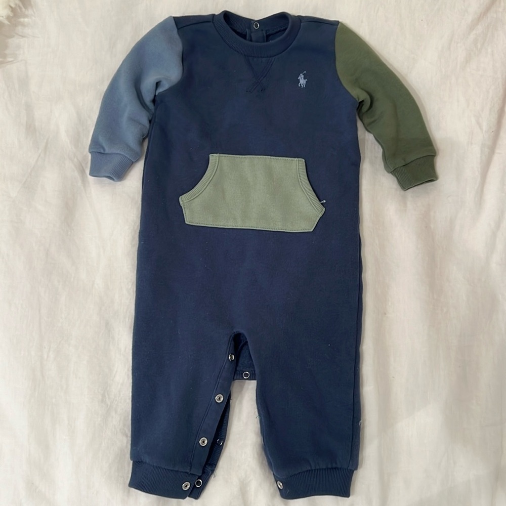 Ralph Lauren Sweatshirt Onesie 9 months
